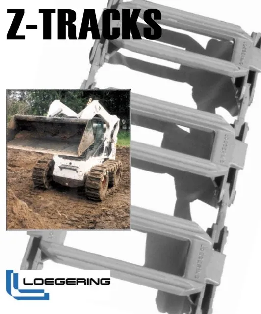 12.5Z2S44 Loegering Z Series Over The Tire (OTT) Steel Tracks, 12-16.5 Tires