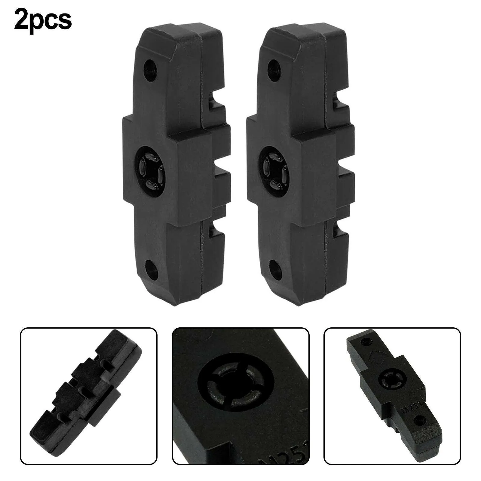 2 Pieces Brake Shoes For Magura HS11/ HS22/ HS33 50 Mm Black Folding Bike Wheel Parts Dura Design For MAGURA