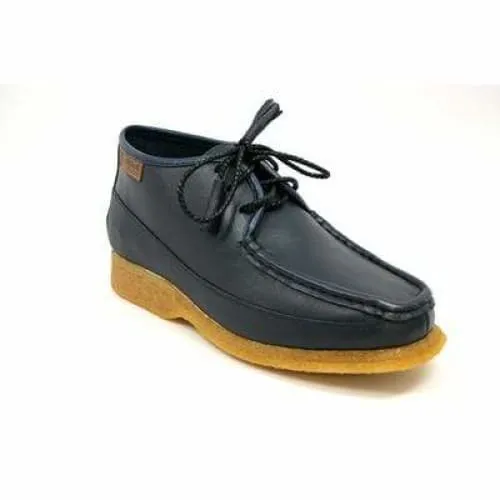 British Walkers Knicks Men's Navy Blue Leather