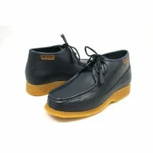 British Walkers Knicks Men's Navy Blue Leather