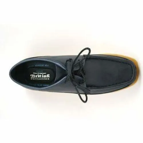 British Walkers Knicks Men's Navy Blue Leather