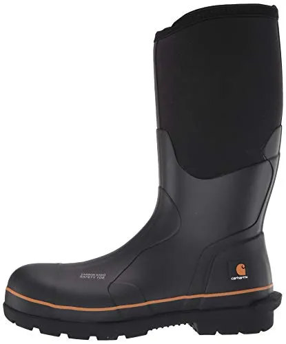 Carhartt CMV1451 Men's 15-inch Waterproof Rubber PullOn Nano Safety Toe Cmv1451