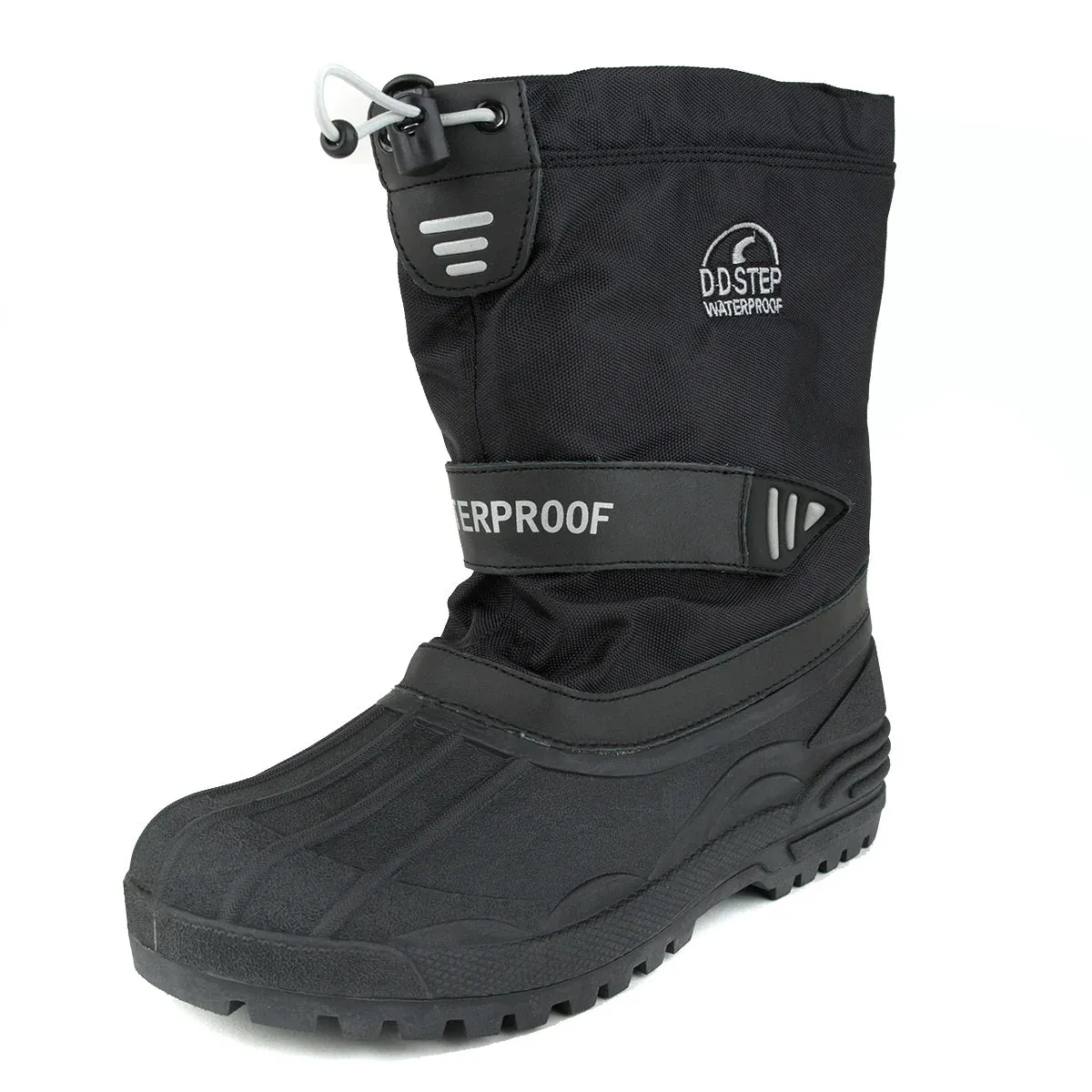 D.D. Step Big Kid Boy Winter Boots With Fleece Insulation