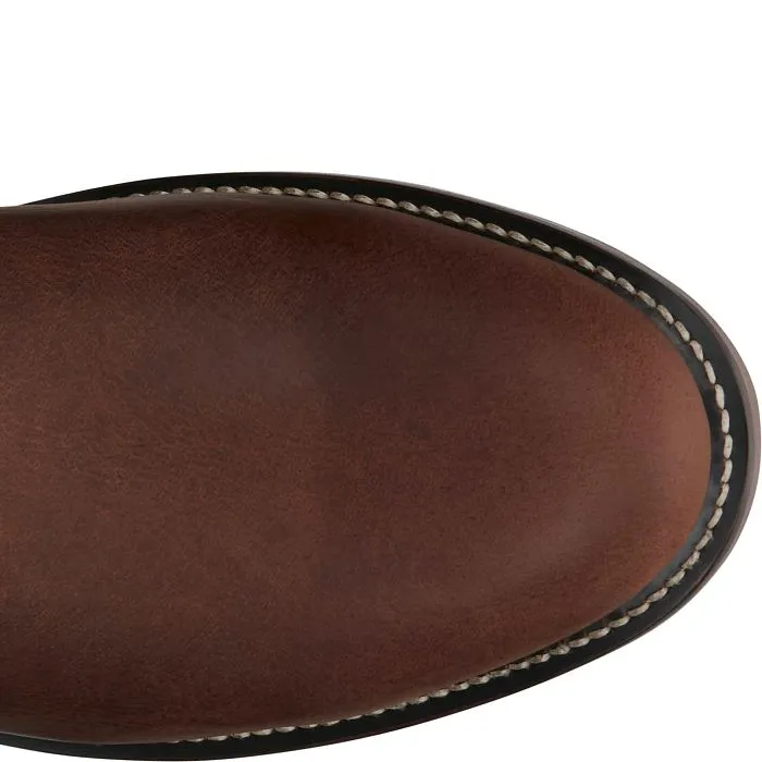 Justin Men's Braswell Roper in Brown Water Buffalo