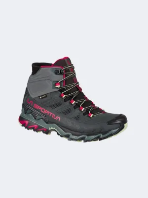 La Sportiva Ultra Raptor Ii Mid Leather Women Hiking Boots Charcoal/Cerise