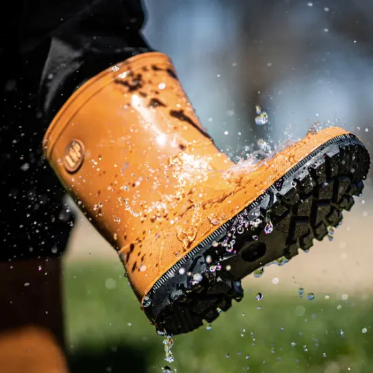 LP APPAREL - Rubber Boots | Caramel & Black