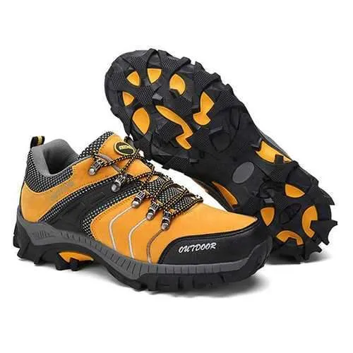 Men Breathable Wear Resistance Outsole Outdoor Hiking Athletic Shoes