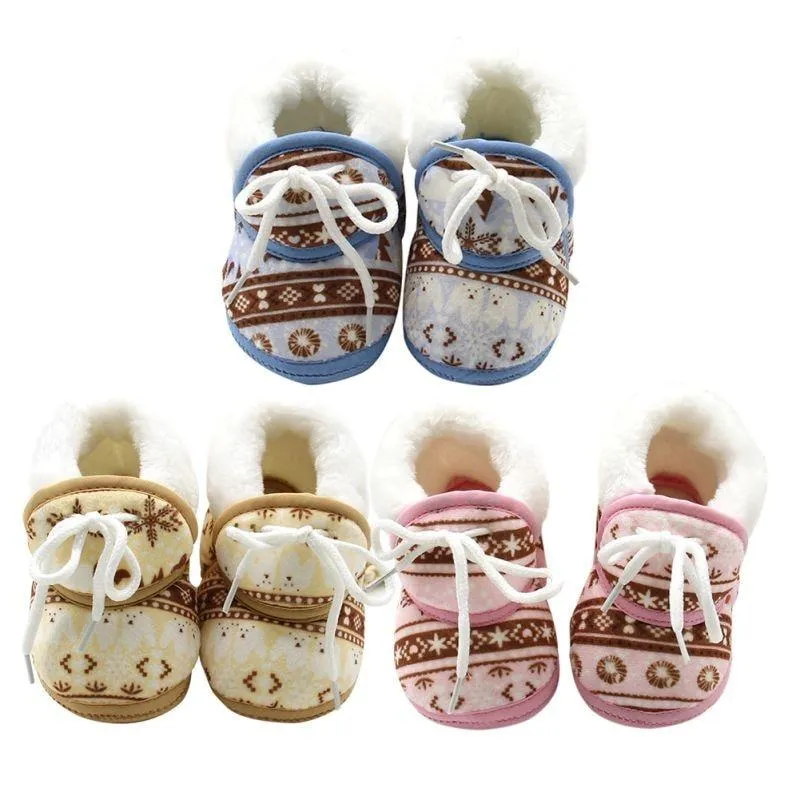 Newborn Infant Soft Soled Keep Warm Footwear