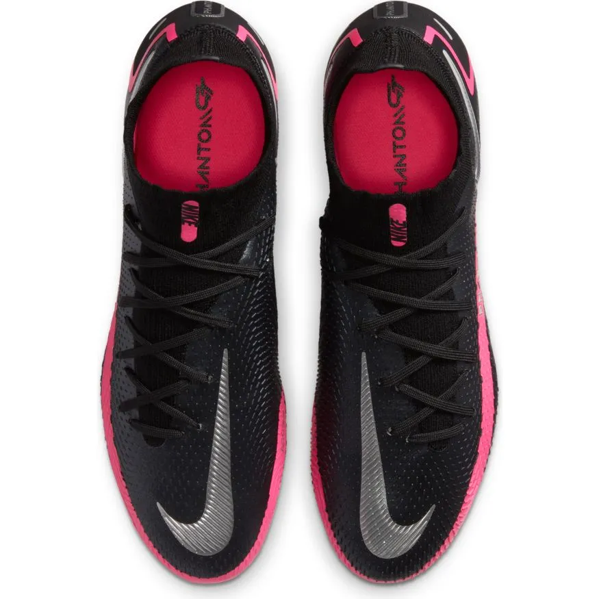 Nike Phantom GT Elite Dynamic Fit FG-	BLACK/METALLIC SILVER/PINK BLAST