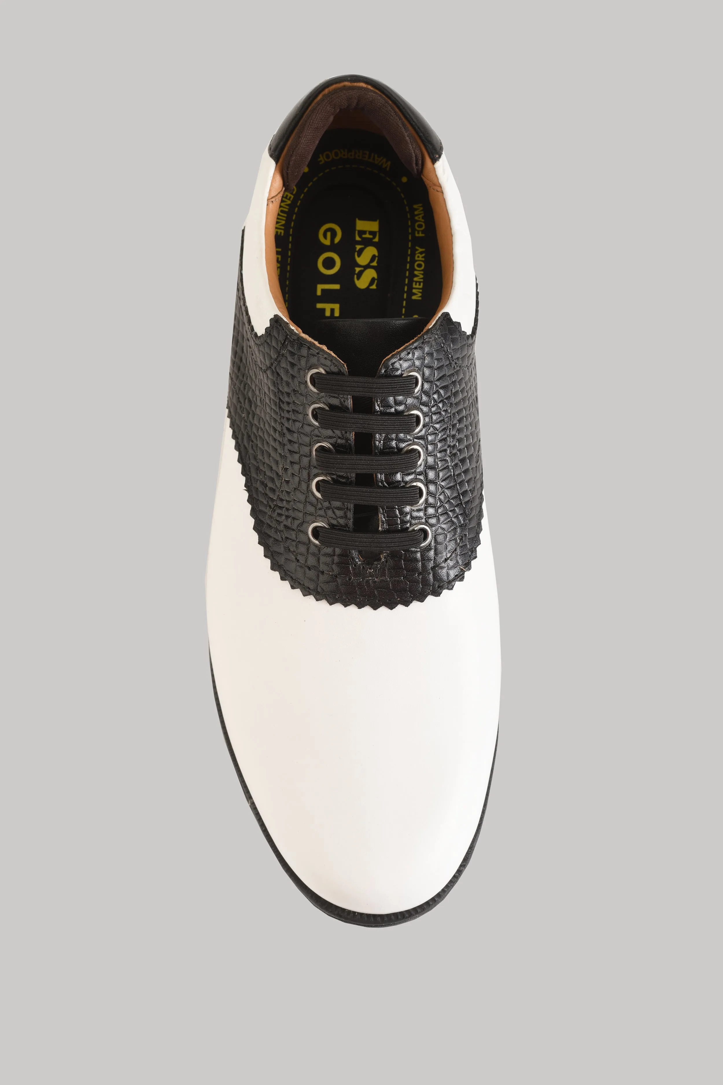 Notting White-Black Golf Shoes