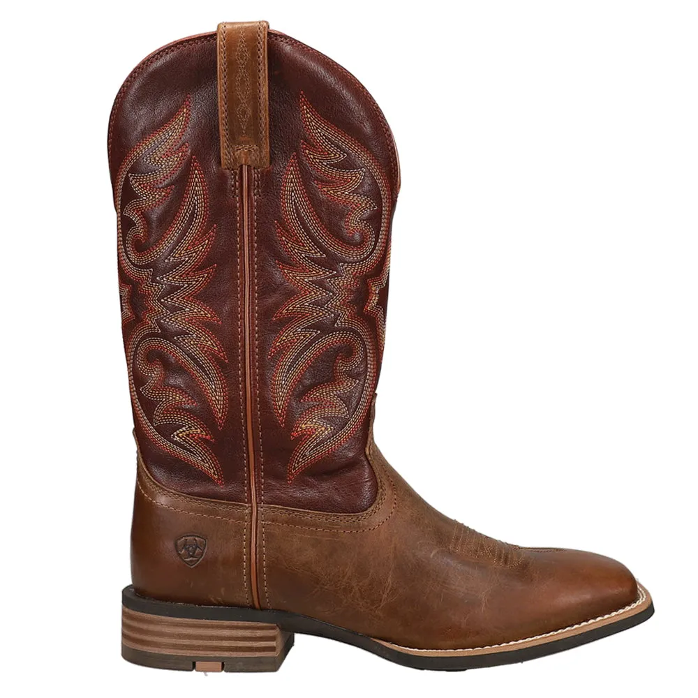 Ricochet Embroidered Square Toe Cowboy Boots