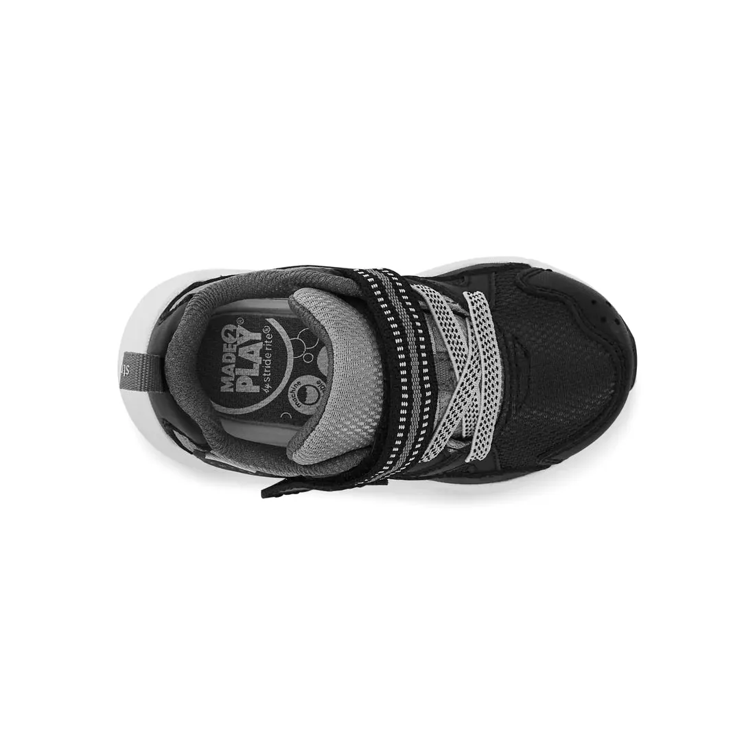 Stride Rite Black M2P Journey 2 Adaptable Children's Sneaker