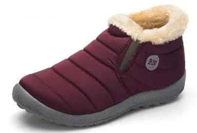 Warm Fur Men Winter Snow Boots