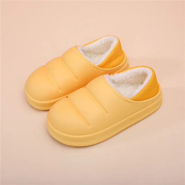 Waterproof Warm Fur Slippers