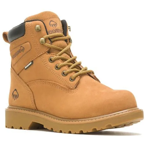 Wolverine Women's Floorhand 6" WP Soft Toe Work Boot - Wheat - W220014