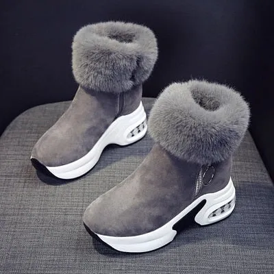 Women Ankle Boot Warm Plush Winter Shoes