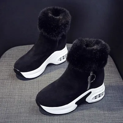 Women Ankle Boot Warm Plush Winter Shoes